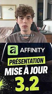 New Affinity update | Main new features of version 3.2