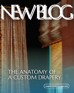 🪡 Do you know what goes into selecting a custom drapery? From fabrics and pleats. to lining and hardware, every element plays a role in creating a perfectly tailored look. We can guide you through the process, and help you design your haven. Call us today to get started: 843-949-8444 Read our blog to learn everything you need to know about custom drapery. | Seaglass Windowscapes