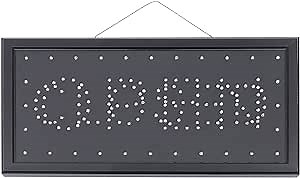 LED Neon Open Closed Sign, Bright LED 2 in 1 Display neon Open Closed Sign, Business Signs for Drink Food Restaurant Diner Cafe Bar Pub Coffee Shop Store Wall Window