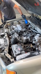 Deep Cleaning a DIRTY Engine Bay!! . #engine #cleaning #carcar #deepclean Credit: @thedetailgeek | Loyal Parts