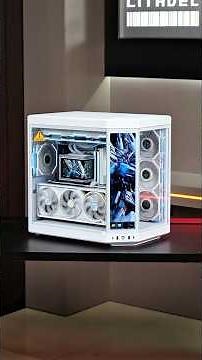 Ultimate White Gaming PC Build🔥 RYZEN 9 9950X3D + RTX 5090🤴 #pcbuild #gaming #computer #asmr