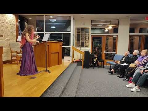 Secretly a Hamadryad (Stahl) with composer performing on violin