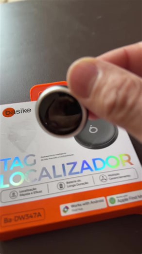 Tag localizadora Basike GPS em tempo real sem app (Android e iPhone)