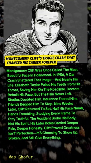 Montgomery Clift’s Tragic Crash That Changed His Career Forever