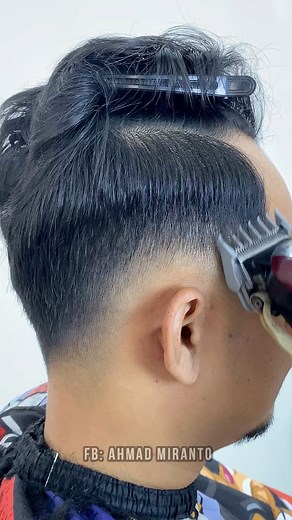 21K views · 283 reactions | blend using guard 1,5 #easytrickie #easytechnique #easyhaircut #haircuttutorial #blend #scissors #overcomb #using #everyone #fyp #asmr | Ahmad Miranto | Facebook