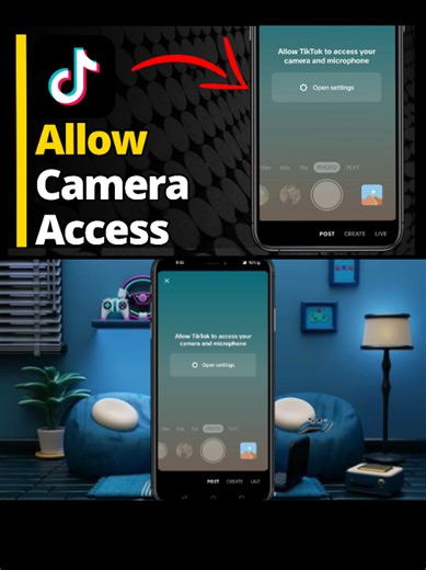 Cómo permitir que TikTok acceda a tu cámara y micrófono