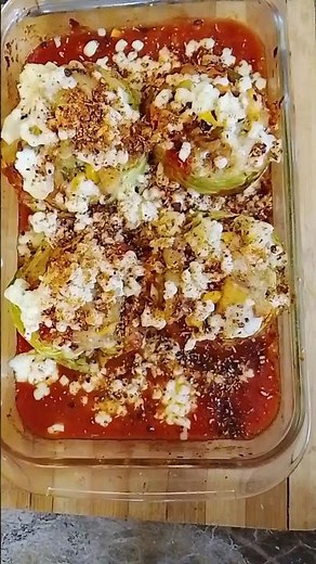 Stuffed Cabbage in Tomato sauce|Stuffed Cabbage recipe #food #recipe