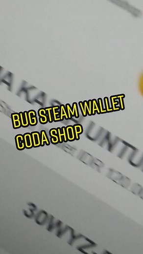 bug steamwallet coda shop 16 April 2020 #codashop #steamwallet #bug @codashoop.id tolong cepat di benarkan min hahaha 😂😂