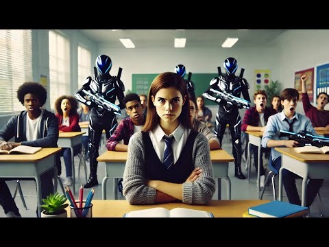 The Alien Army Attacked the Class — The Human Girl Ended It With Tactics They Never Saw | HFY Sci-Fi