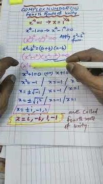 FOURTH ROOTS OF UNITY / i -form