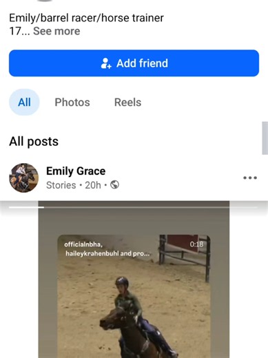 I dont have all the facts so yall please look into this! These are all allegations and she is simply a suspect until she is convicted in a court of law. Keep your people and your animals safe! If you see something say something. Praying for the families directly affected. #horseattack #nbha #emilygrace #barrelracing #beware