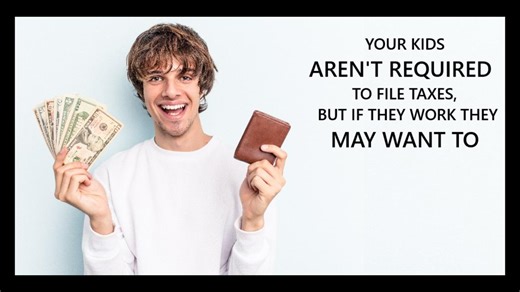 Kids can claim tax refunds even under $14,600 income