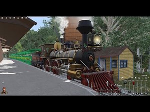 Walt Disney World Virtual Railroad: Magic Kingdom Grand Circle Tour in Trainz 2019 #WDWRR