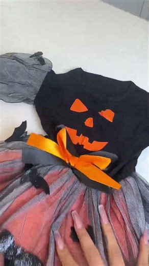 Girls Halloween Dress Up Outfit for Kids Spooky Season Parties and Events #girlshalloweendress