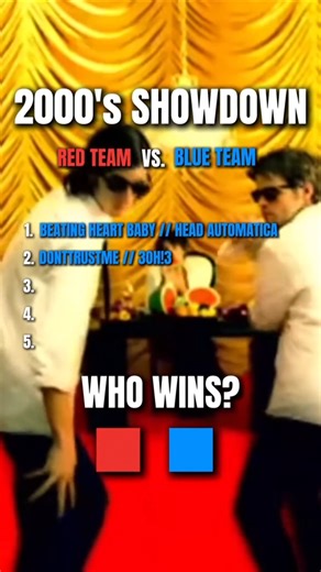 RED OR BLUE? 2000s edition 🔴🤷‍♂️🔵 #throwbacksongs #thisorthat #2000smusic #music