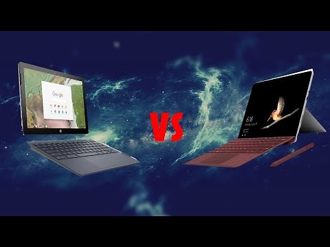 HP Chomebook X2 vs Surface Go (A Chromebook is all you need!)