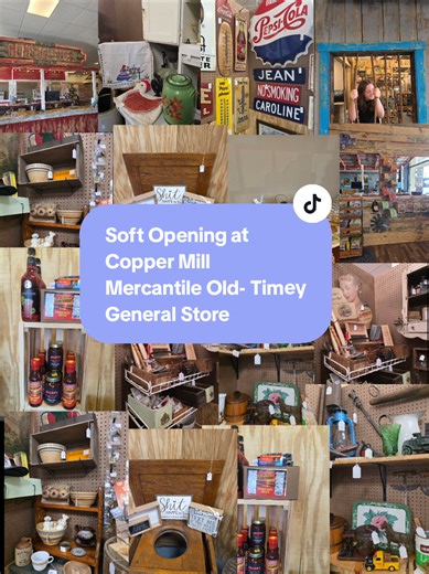 Soft Opening at Copper Mill Mercantile: Explore Old-Timey Charm