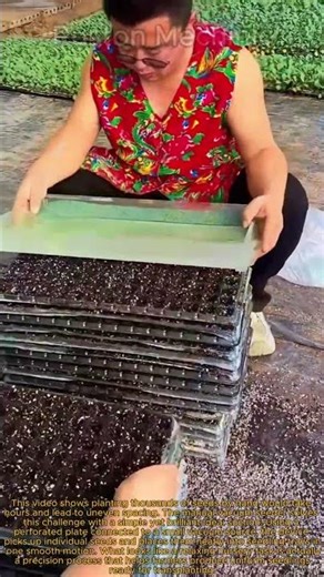 Precision Farming Using a Manual Vacuum Seeder for Seedling Trays: Suction Plate Seeding Explained