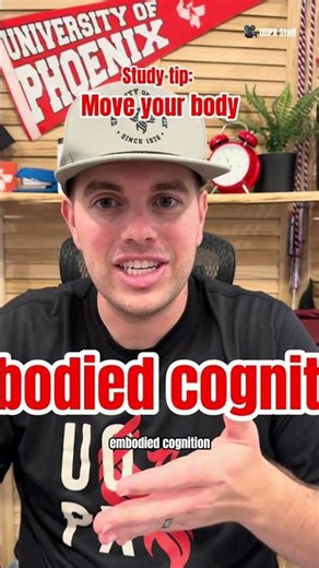 Study tip: Move your body (University of Phoenix)