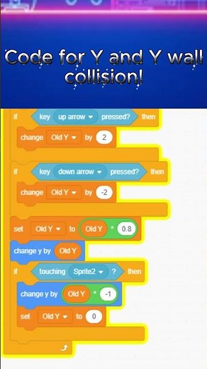 How to get wall collision and good movement on Scratch! #easy #scratch