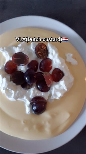 Vla is a Dutch dairy product made from fresh milk. 🌸Dutch dessert mostly after dinner. 🌸You can also add some toppings like whip cream, fruits or sprinkles 🌸In The Netherlands, you can find different flavours of vla: From chocolate vla to vanilla vla to caramel vla to the fruit vla. #vla #dessert #custard #reels #vanilla #highlight #followers #reelsviralシ | Aiza Codoy