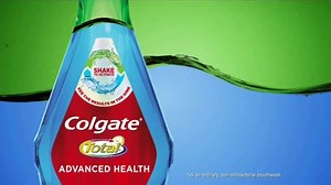 Colgate Advanced Health Mouthwash TV Spot, 'Shake to Clean'