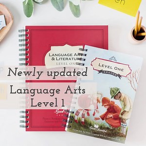 Did you hear? The NEW EDITION of Level 1 Language Arts released last week! This highly-anticipated new release features easy to use daily lessons, new beautiful artwork, and additional high-quality literature. The shorter, streamlined lessons are even more open-and-go than before. They include more independent work as well as hands-on activities that reinforce the concepts learned in each lesson while engaging children of all learning styles. The reader is now integrated into the course, reinfor
