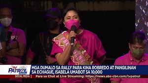 Ikinagulat ni presidential aspirant Vice President Leni Robredo ang pagdagsa ng mga taga-Isabela sa isinagawang campaign rally sa probinsiya. Ang sigaw ng kaniyang mga taga-suporta, walang 'Solid North'. #Halalan2022 BASAHIN ang kaugnay na ulat: https://news.abs-cbn.com/news/03/13/22/leni-to-visit-other-solid-north-areas-gets-another-endorsement | TV Patrol