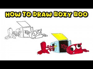 How to Draw Boxy Boo from Poppy Playtime – Step-by-Step Creative Art Process