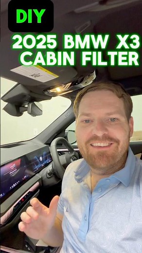 2025 BMW X3 G45 DIY Interior Cabin Air Filter Replacement #bmwdiy #bmwx3 #bmwg45 #cabinfilter