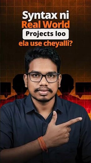 Syntax Ni Real World Projects Lo Ela Use Cheyali? | Practical Coding Guide | PythonLife Academy