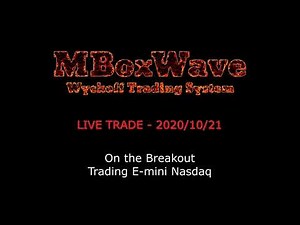 MBoxWave LIVE TRADE Video - On the Breakout