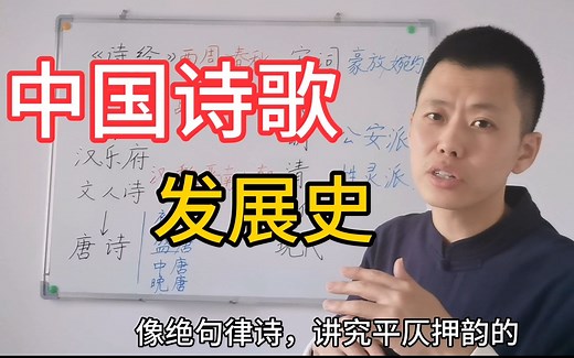 5分钟讲完中国诗歌发展史，干货满满，建议收藏