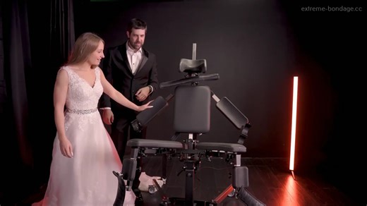 New Bondage Scene: Two Girls, One Chair and a Cuck - Stream & Download HD | BondageVid.com