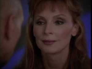 Captain Picard and Dr. Crush Kiss