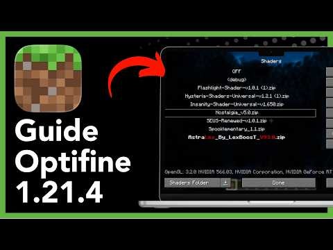 Comment installer OptiFine sur Minecraft 1.21.4 – Guide complet (2026)