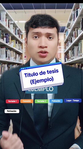 Cómo elaborar un Título de Tesis Paso a Paso