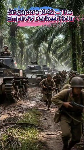 The Fall of Singapore 1942: Britain’s Greatest Defeat | WWII Pacific Story #shorts