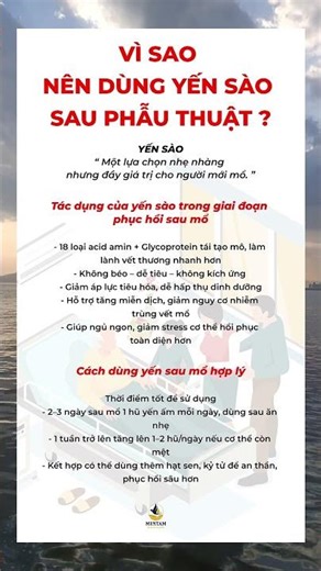 Sau Mổ Có Nên Ăn Yến Không? Sự Thật Ít Ai Nói