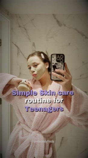 Basic Skincare routine for teenage girls #aesthetic #fypシ #explore #foryou #pinterest #explorefeed