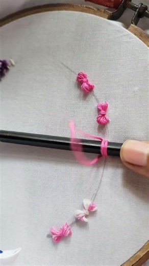 cute embroidery designs 🤩#shorts #embroiderypatterns #handbroidery #beginnersstitch #craft #crochet