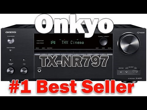 Onkyo TX-NR797 Smart AV 9.2 Channel Receiver with 4K Ultra HD | Dolby Atmos AirPlay 2 IMAX Enhanced