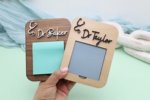 Doctor Sticky Note Pad Holder Gift, Organizer for Doctor, Custom Sticky Notepad Holder, Notes Holder, Nurse Graduation Gift, Gift for Her - Etsy