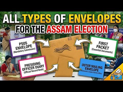 Election Duty Assam 2026: All Types of Envelopes explain with Practical Demo | Polling Officer Guide