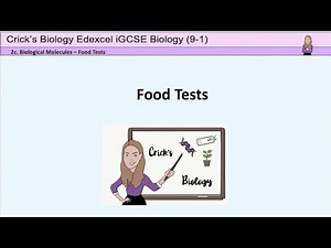 GCSE Biology Food Tests - testing for simple sugars, starch, protein and lipids #cricksbiology #GCSE