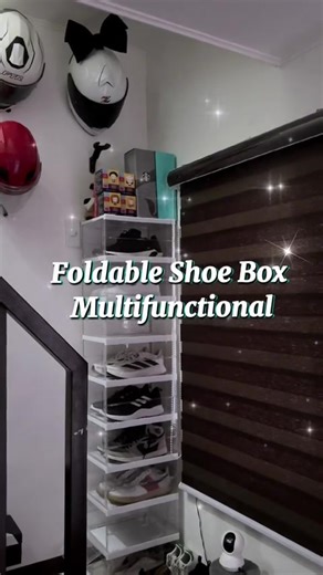 Maximize Space with Foldable Shoe Box Organization