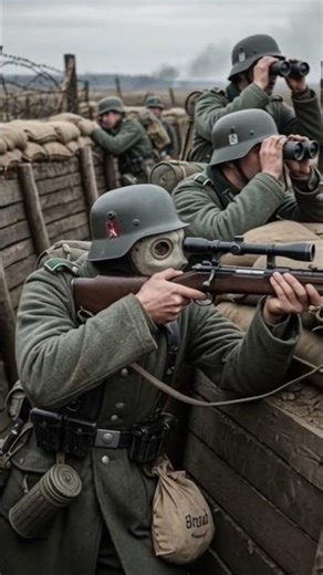 Why did German snipers wear those strange metal face masks?During World War I,#histiry#fact#🤨