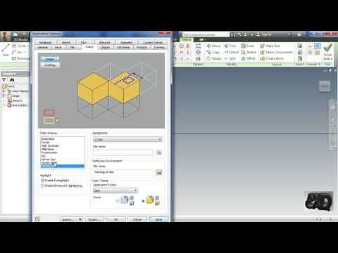 Inventor Setting Background - Cara mengganti Background Autodesk Inventor