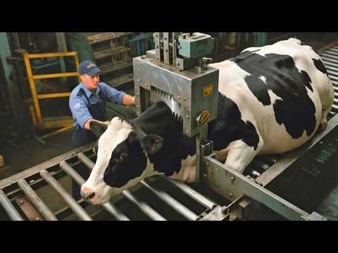 Cow Processing Factory | Modern Meat Processing Technology