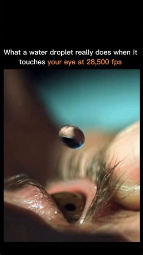 Water Droplet At 28,500 FPS
